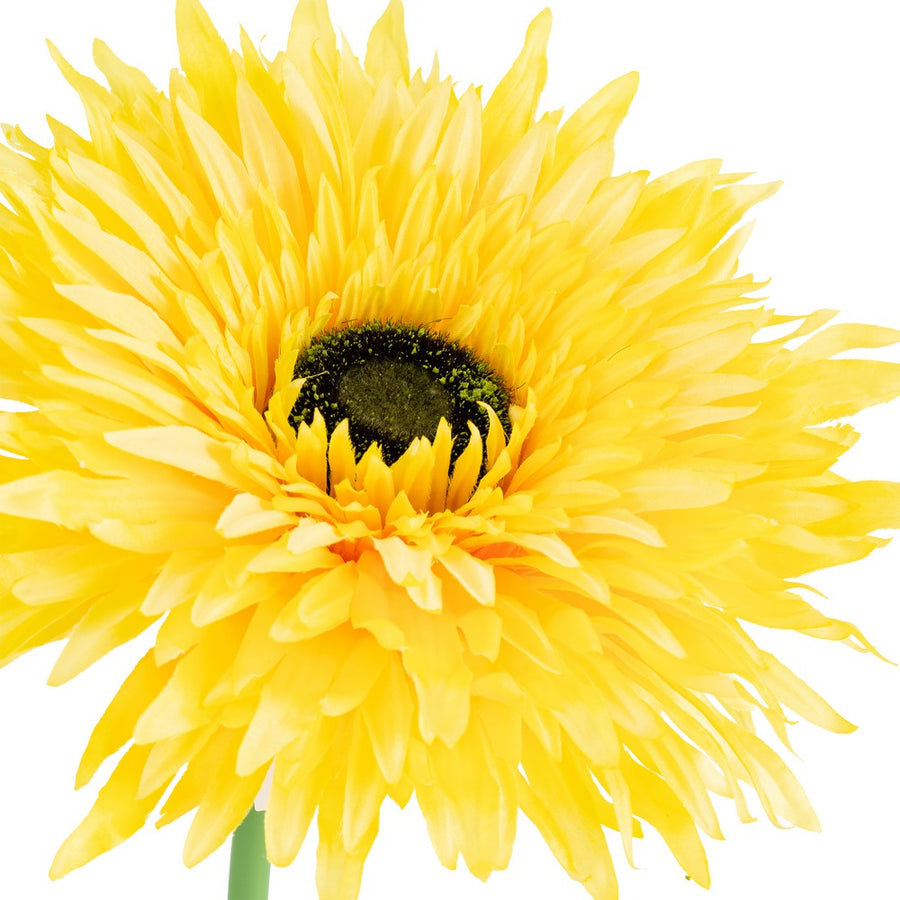 ARTIFICIAL YELLOW GERBERA FLOWER 25 X 25 X 100 CM
