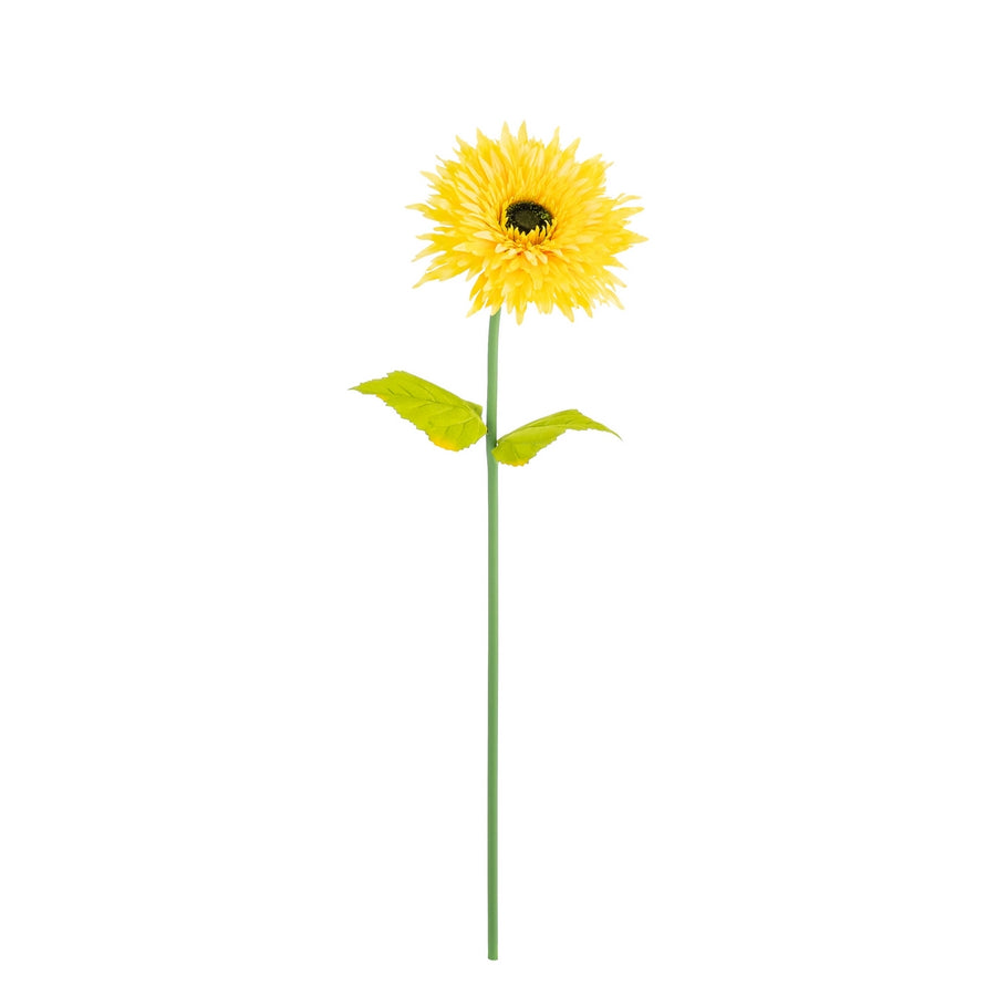 ARTIFICIAL YELLOW GERBERA FLOWER 25 X 25 X 100 CM
