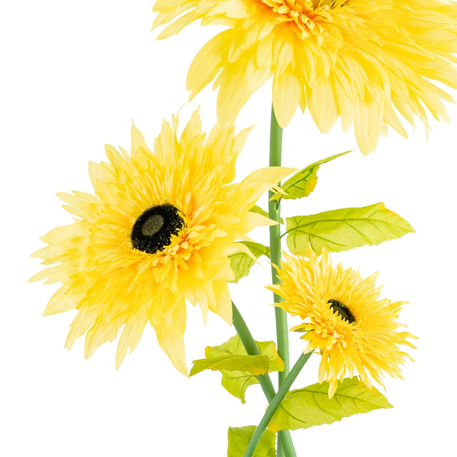 ARTIFICIAL YELLOW GERBERA FLOWER 40 X 40 X 125 CM