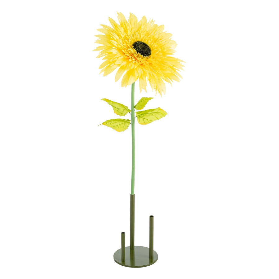 YELLOW ARTIFICIAL GERBERA FLOWER 60 X 60 X 150 CM