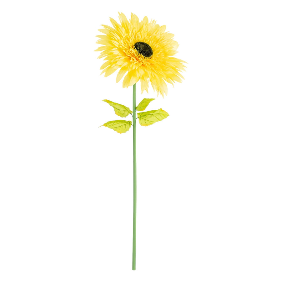 YELLOW ARTIFICIAL GERBERA FLOWER 60 X 60 X 150 CM