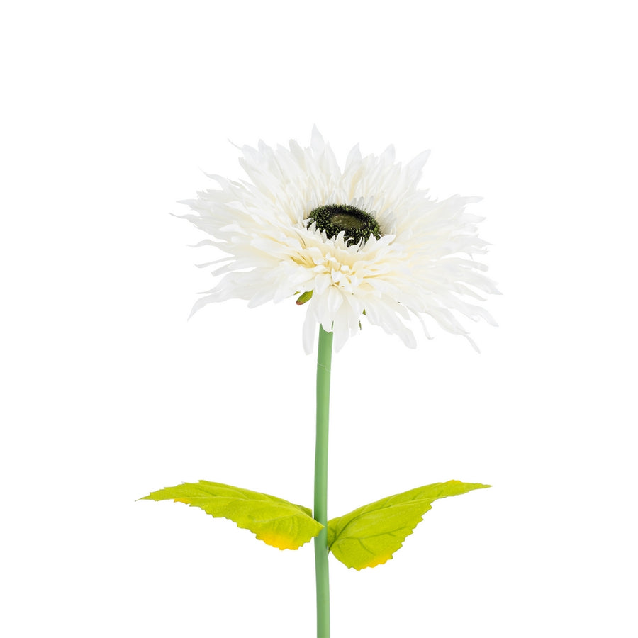 FLOR GERBERA BLANCO ARTIFICIAL 25 X 25 X 100 CM