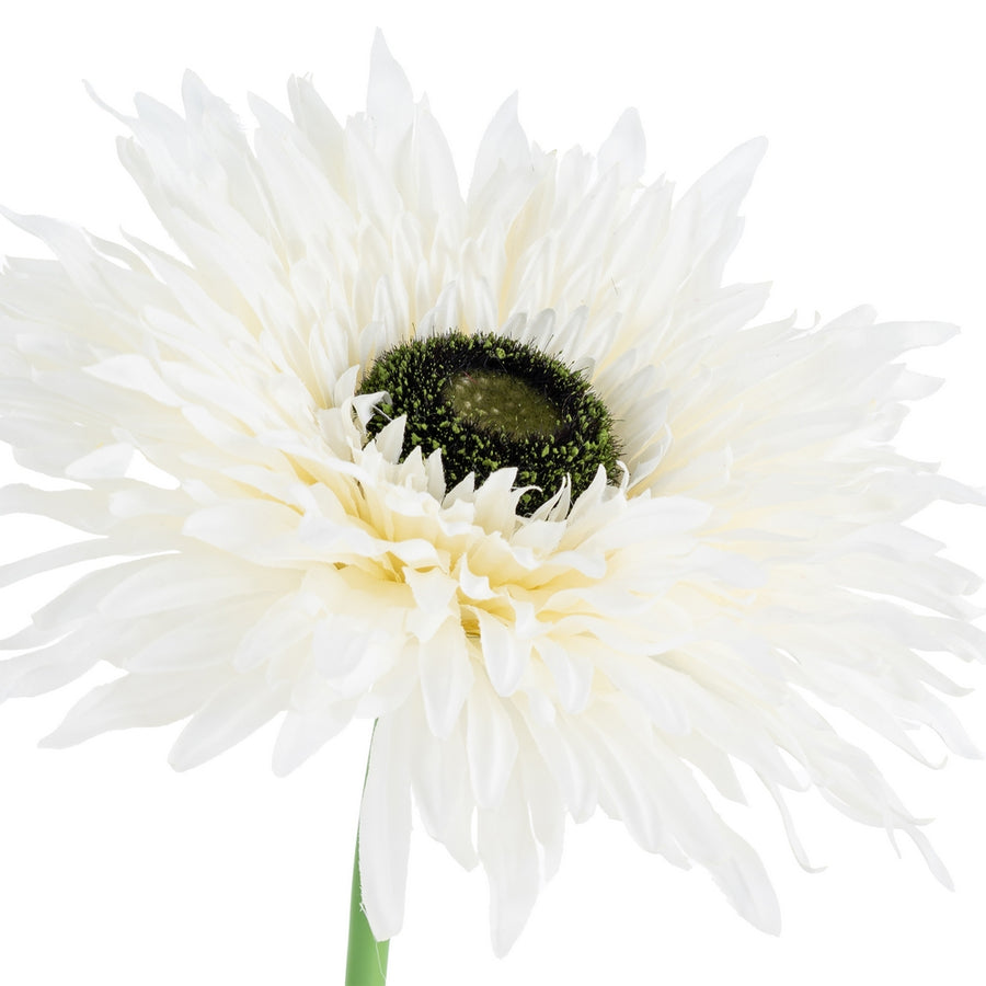 FLOR GERBERA BLANCO ARTIFICIAL 25 X 25 X 100 CM