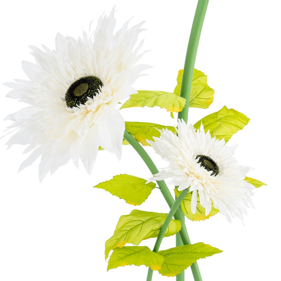 FLOR GERBERA BLANCO ARTIFICIAL 25 X 25 X 100 CM