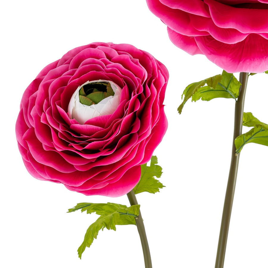 FLOR ANÉMONA FUCSIA ARTIFICIAL 50 X 50 X 135 CM