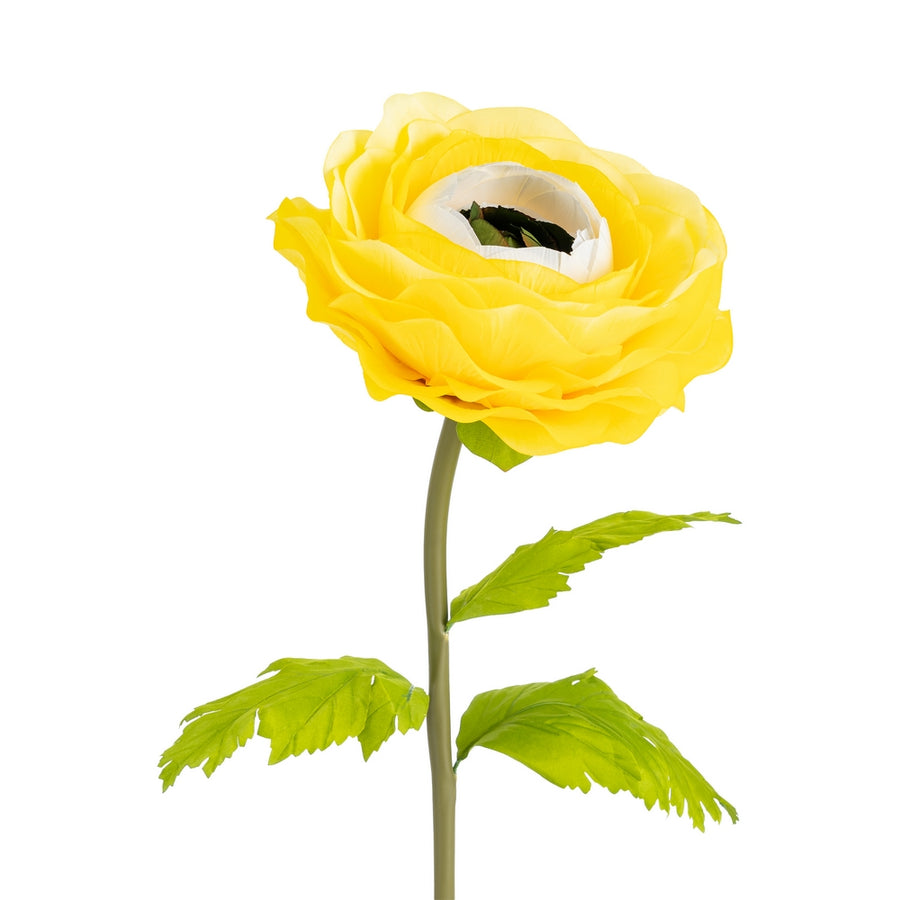 FLOR ANÉMONA AMARILLO ARTIFICIAL 30 X 30 X 115 CM