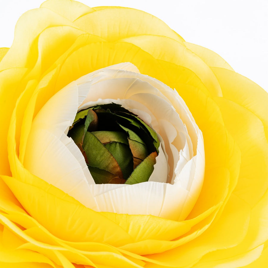 FLOR ANÉMONA AMARILLO ARTIFICIAL 30 X 30 X 115 CM