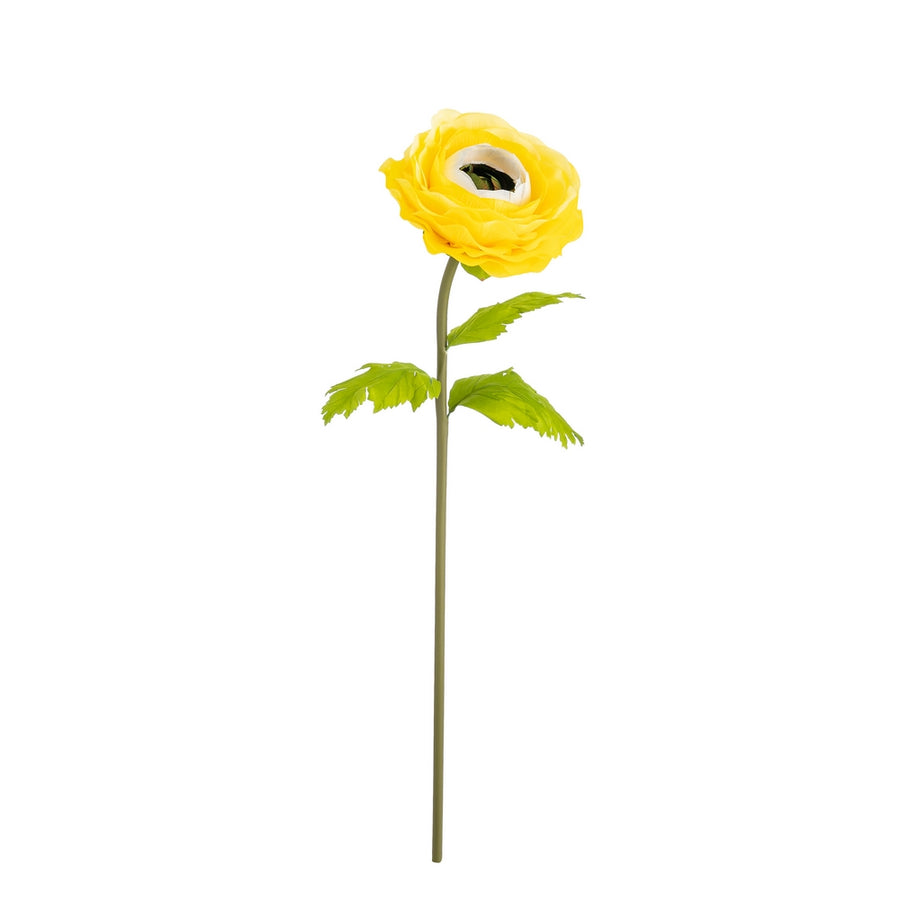 FLOR ANÉMONA AMARILLO ARTIFICIAL 30 X 30 X 115 CM
