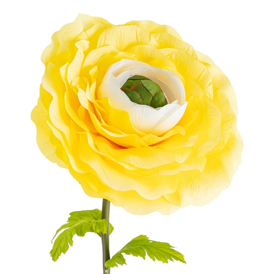 FLOR ANÉMONA AMARILLO ARTIFICIAL 70 X 70 X 170 CM