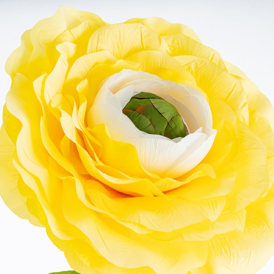 FLOR ANÉMONA AMARILLO ARTIFICIAL 70 X 70 X 170 CM