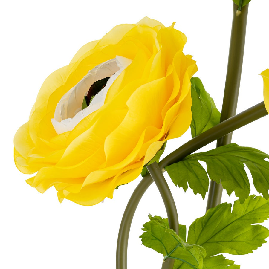 FLOR ANÉMONA AMARILLO ARTIFICIAL 70 X 70 X 170 CM