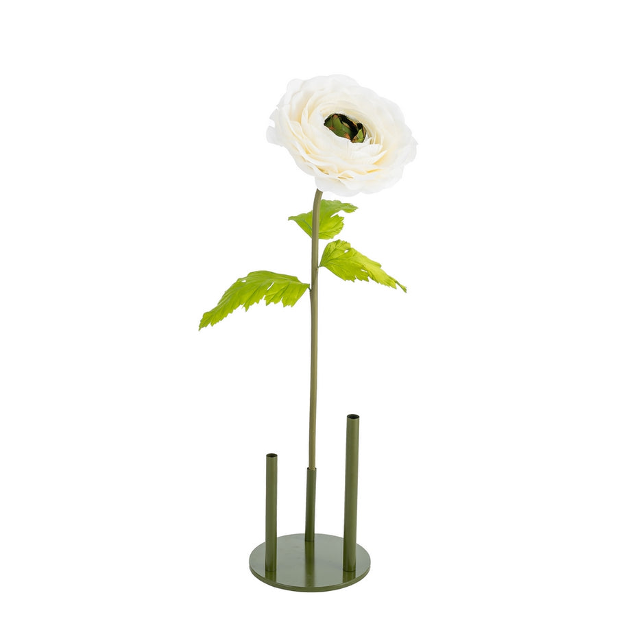 ARTIFICIAL WHITE ANEMONE FLOWER 30 X 30 X 115 CM