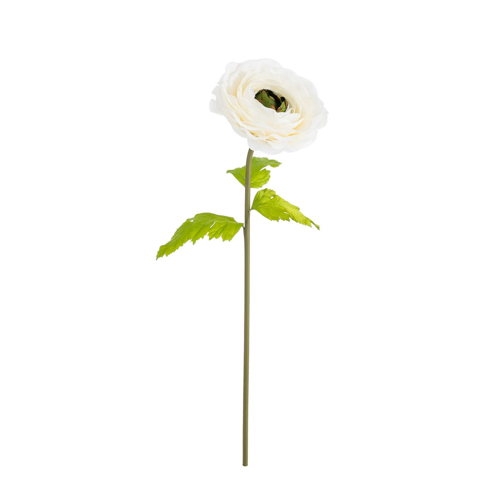 ARTIFICIAL WHITE ANEMONE FLOWER 30 X 30 X 115 CM