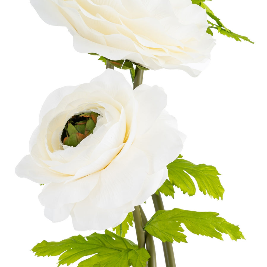 FLOR ANÉMONA BLANCO ARTIFICIAL 70 X 70 X 170 CM