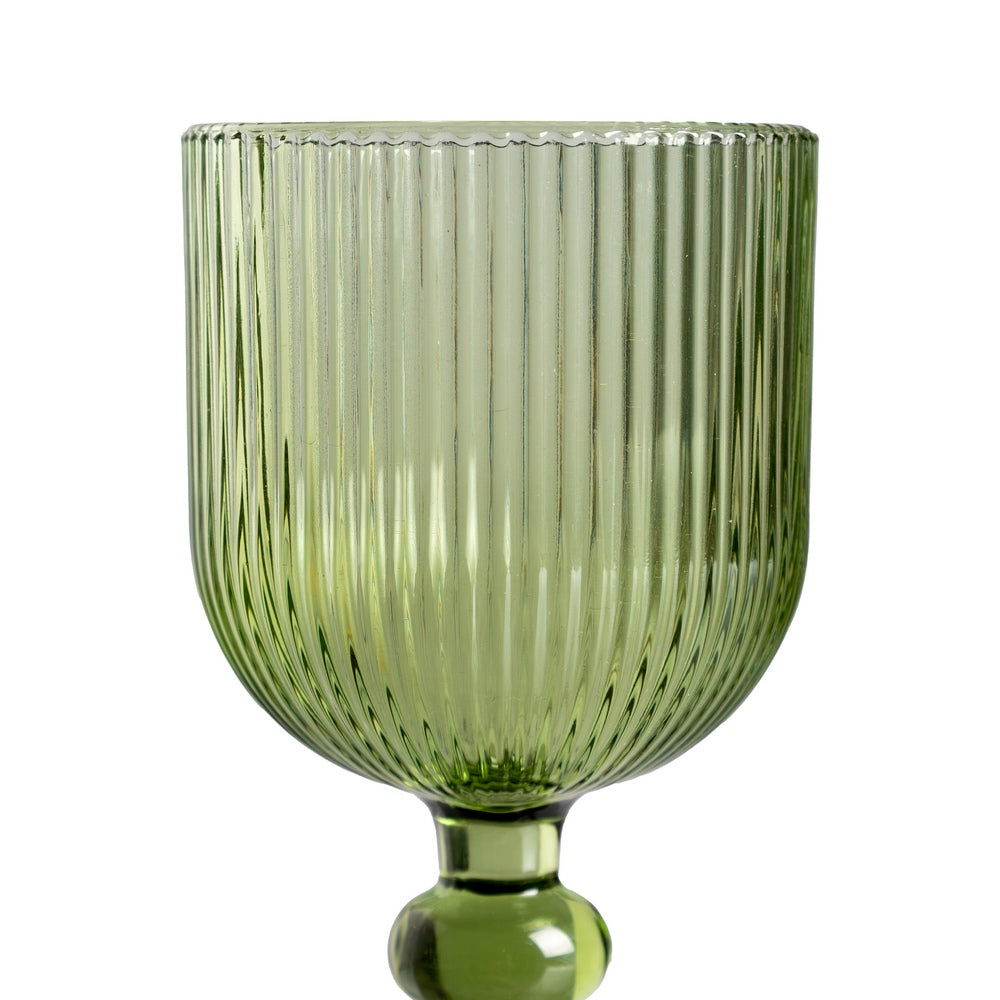 COPA VERDE CRISTAL DECORACI�N 8 X 8 X 14,30 CM
