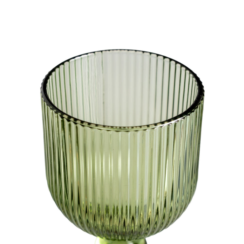 COPA VERDE CRISTAL DECORACI�N 8 X 8 X 14,30 CM