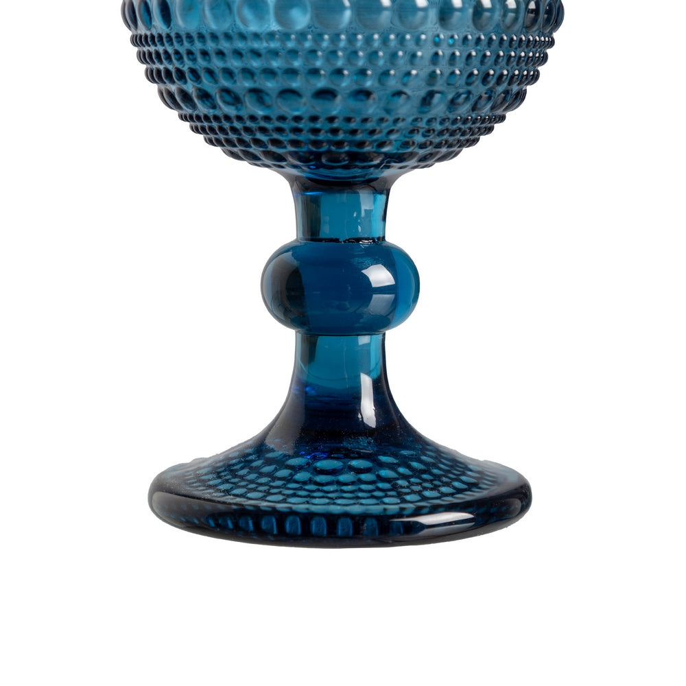 COPA AZUL CRISTAL DECORACI�N 8 X 8 X 14,40 CM