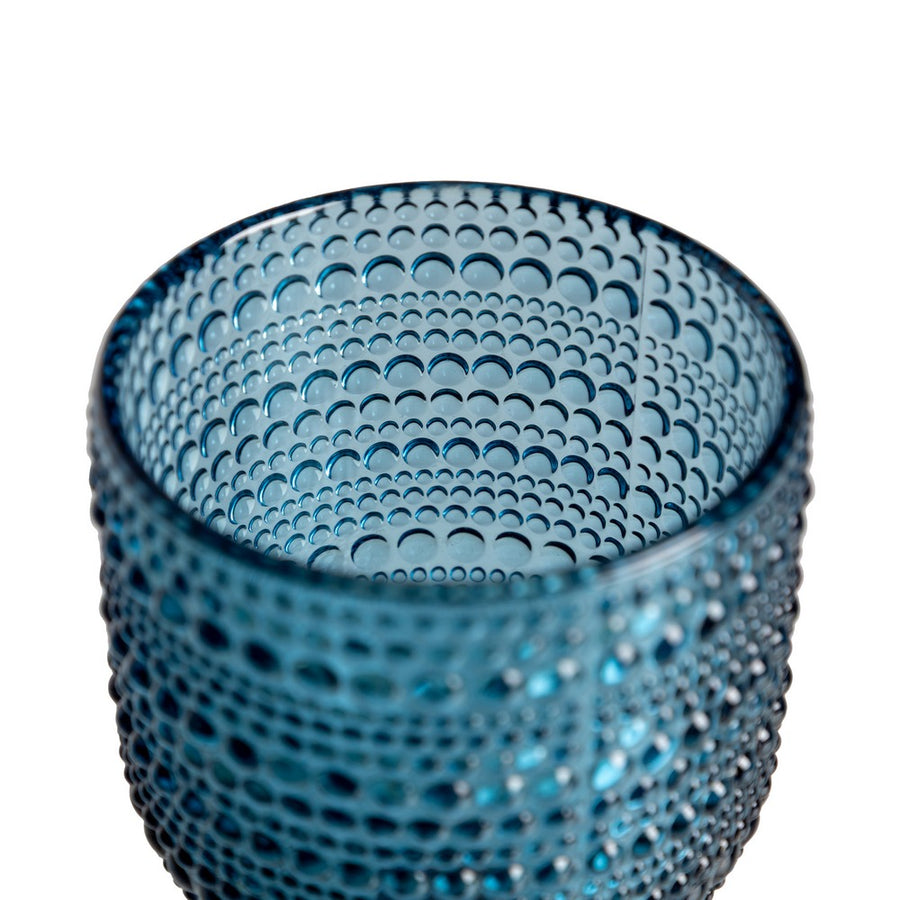 COPA AZUL CRISTAL DECORACIÓN 8 X 8 X 14,40 CM