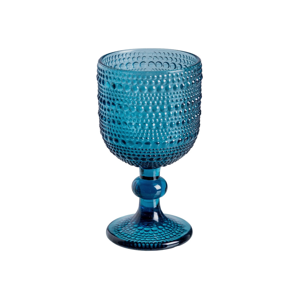 COPA AZUL CRISTAL DECORACIÓN 8 X 8 X 14,40 CM