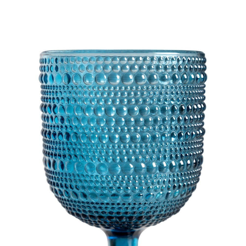 COPA AZUL CRISTAL DECORACI�N 8,80 X 8,80 X 16,40 CM