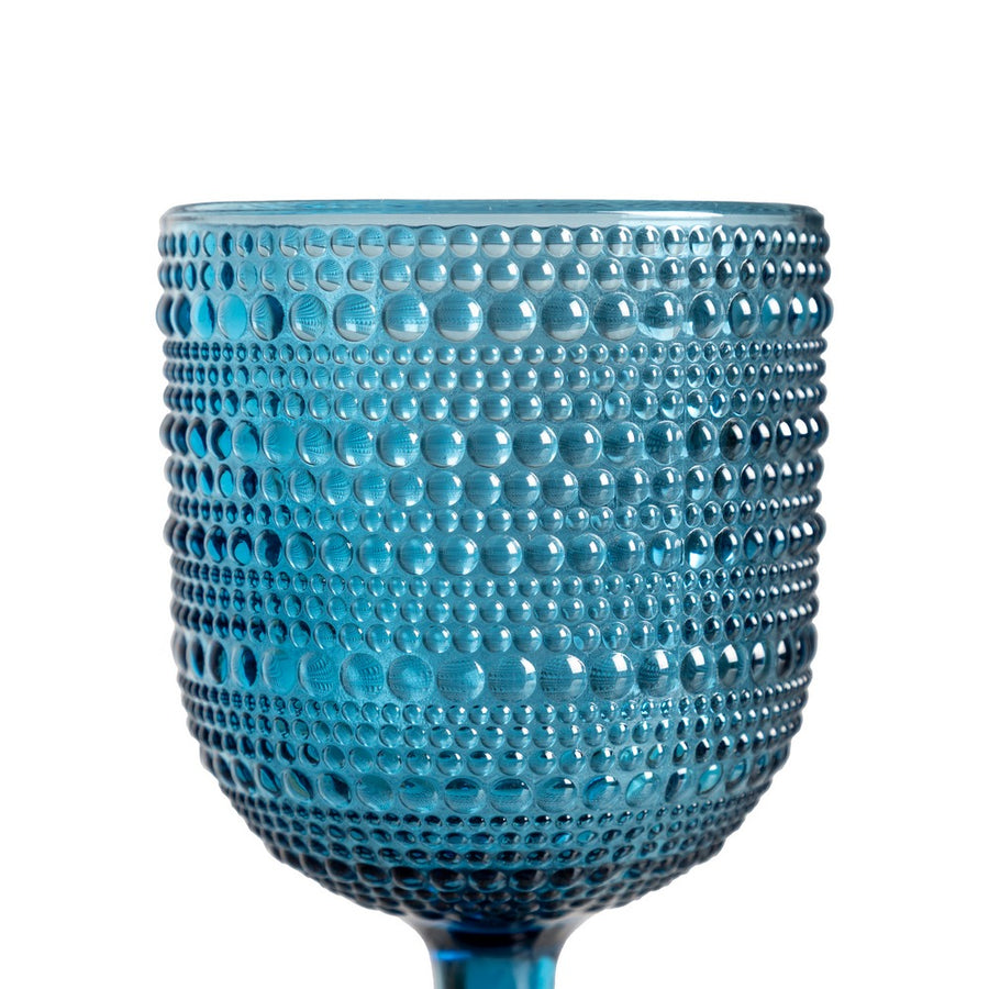 COPA AZUL CRISTAL DECORACIÓN 8,80 X 8,80 X 16,40 CM