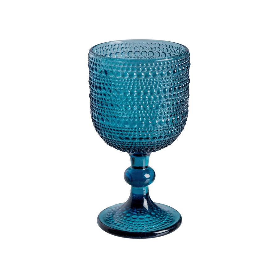 COPA AZUL CRISTAL DECORACIÓN 8,80 X 8,80 X 16,40 CM