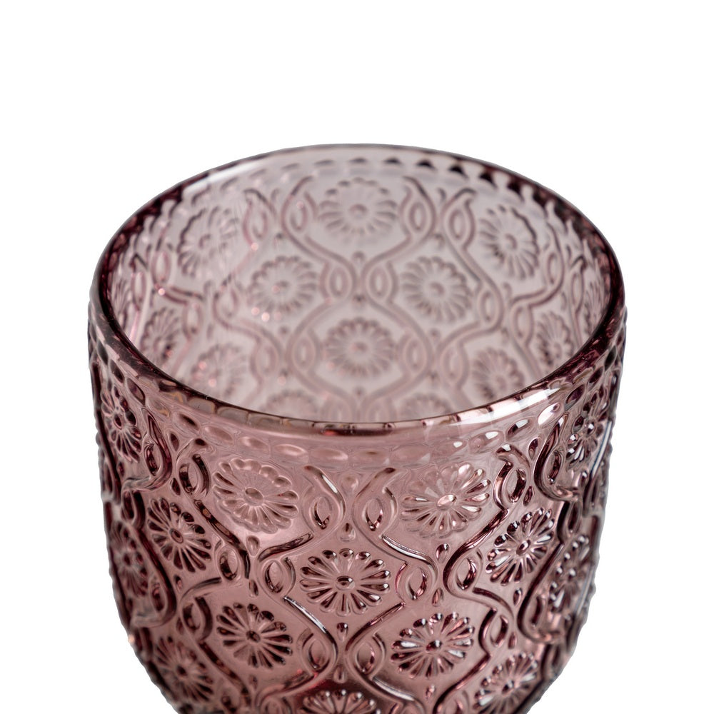 COPA ROSA CRISTAL DECORACIÓN 8,80 X 8,80 X 16,40 CM