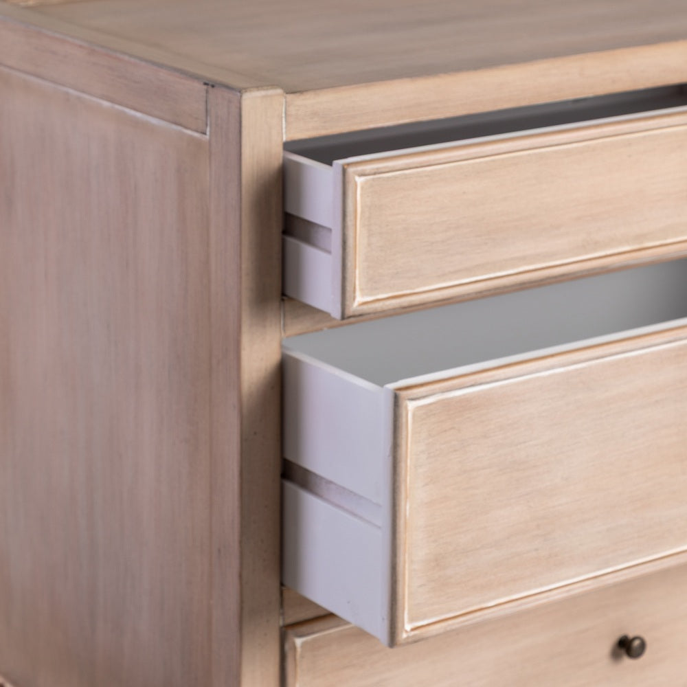 MESITA MARR�N CLARO MADERA 65 X 40 X 65 CM