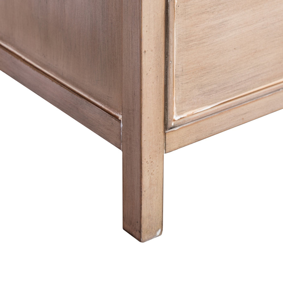 MESITA MARRÓN CLARO MADERA 65 X 40 X 65 CM