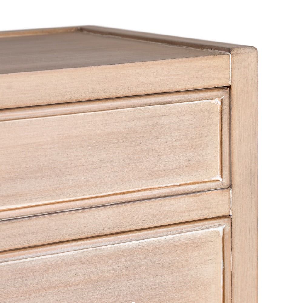 MESITA MARRÓN CLARO MADERA 65 X 40 X 65 CM