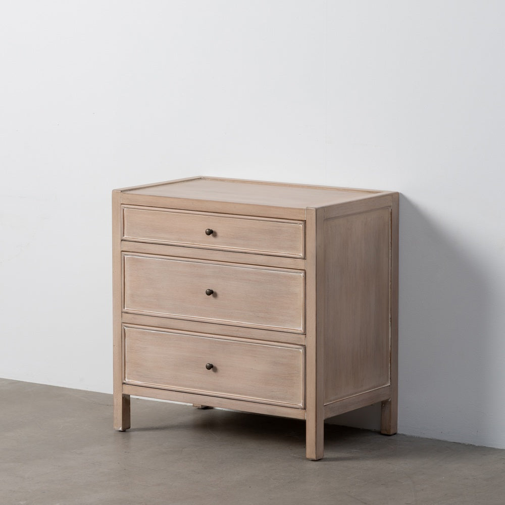 MESITA MARRÓN CLARO MADERA 65 X 40 X 65 CM