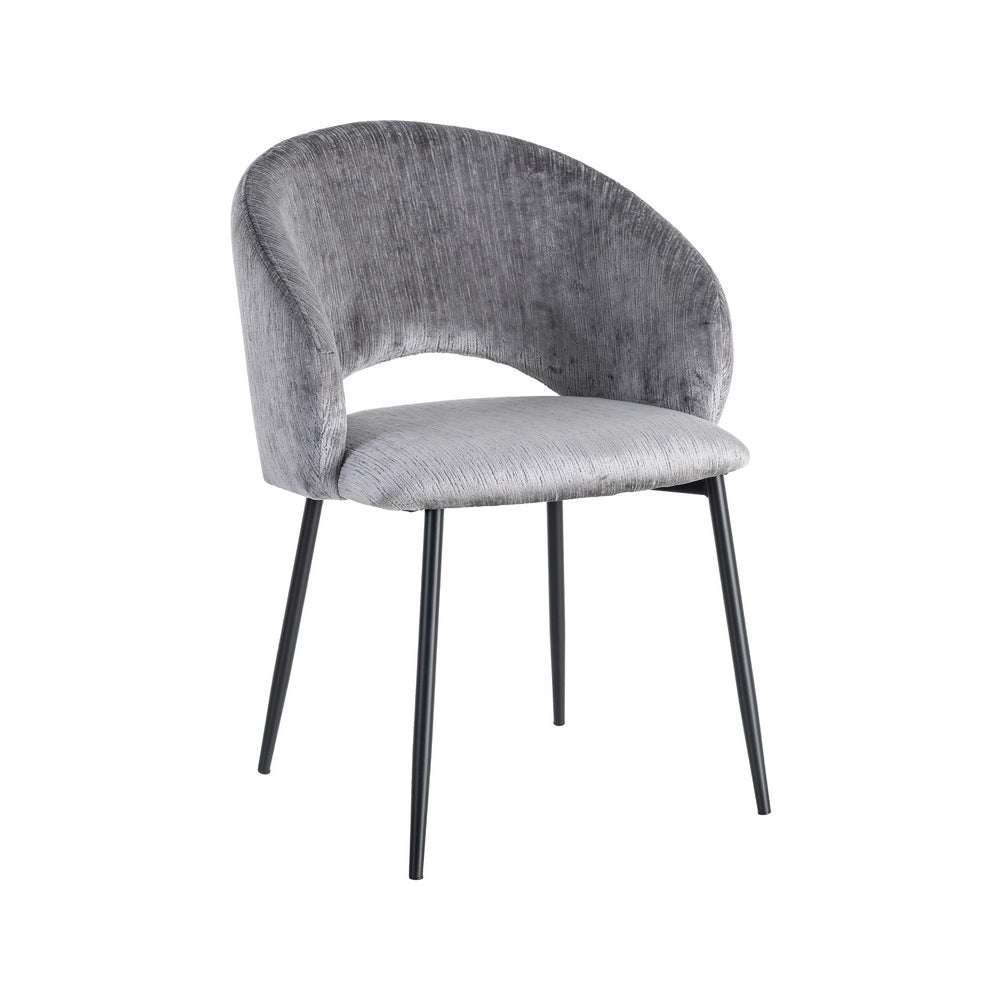 SILLA GRIS TEJIDO-METAL CONTRACT 58 X 60 X 80,50 CM
