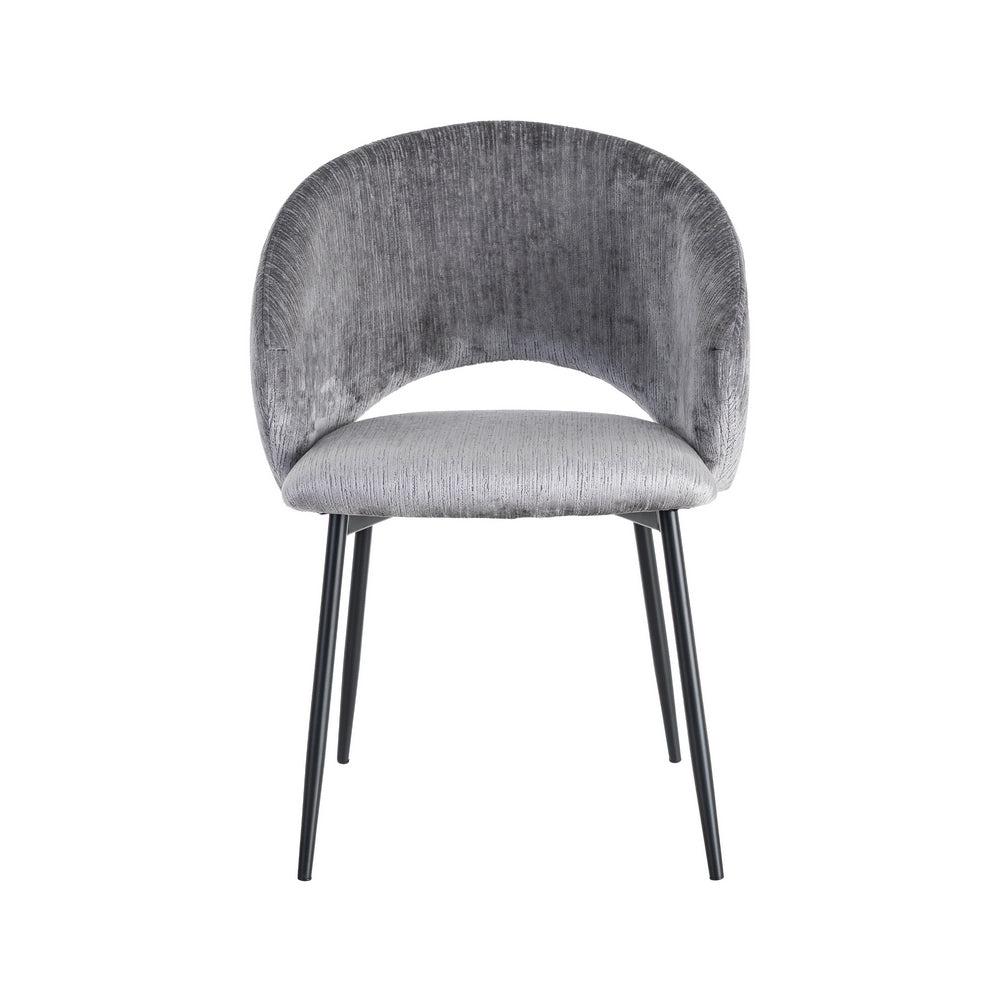 SILLA GRIS TEJIDO-METAL CONTRACT 58 X 60 X 80,50 CM