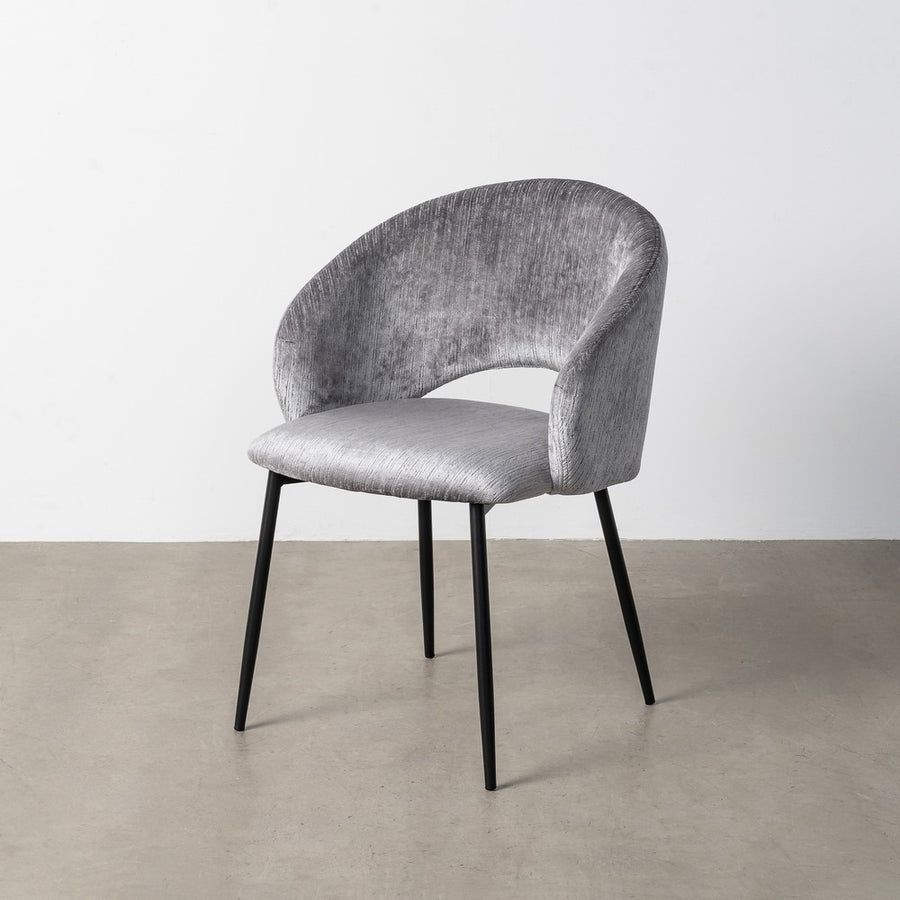 SILLA GRIS TEJIDO-METAL CONTRACT 58 X 60 X 80,50 CM