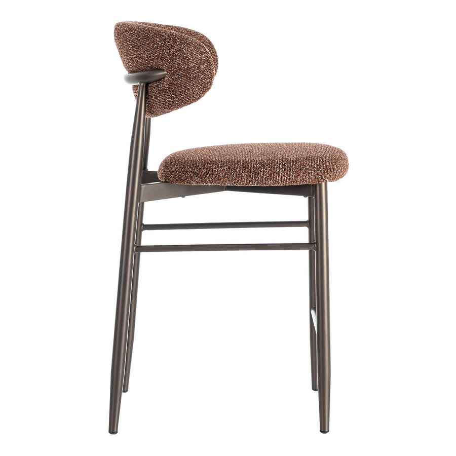 TILE WEAVE METAL STOOL CONTRACT 53 X 52 X 95 CM