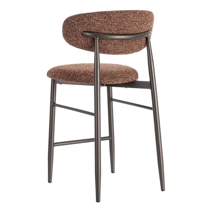 TILE WEAVE METAL STOOL CONTRACT 53 X 52 X 95 CM