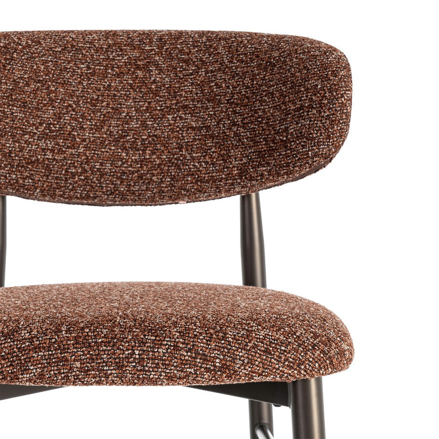TILE WEAVE METAL STOOL CONTRACT 53 X 52 X 95 CM