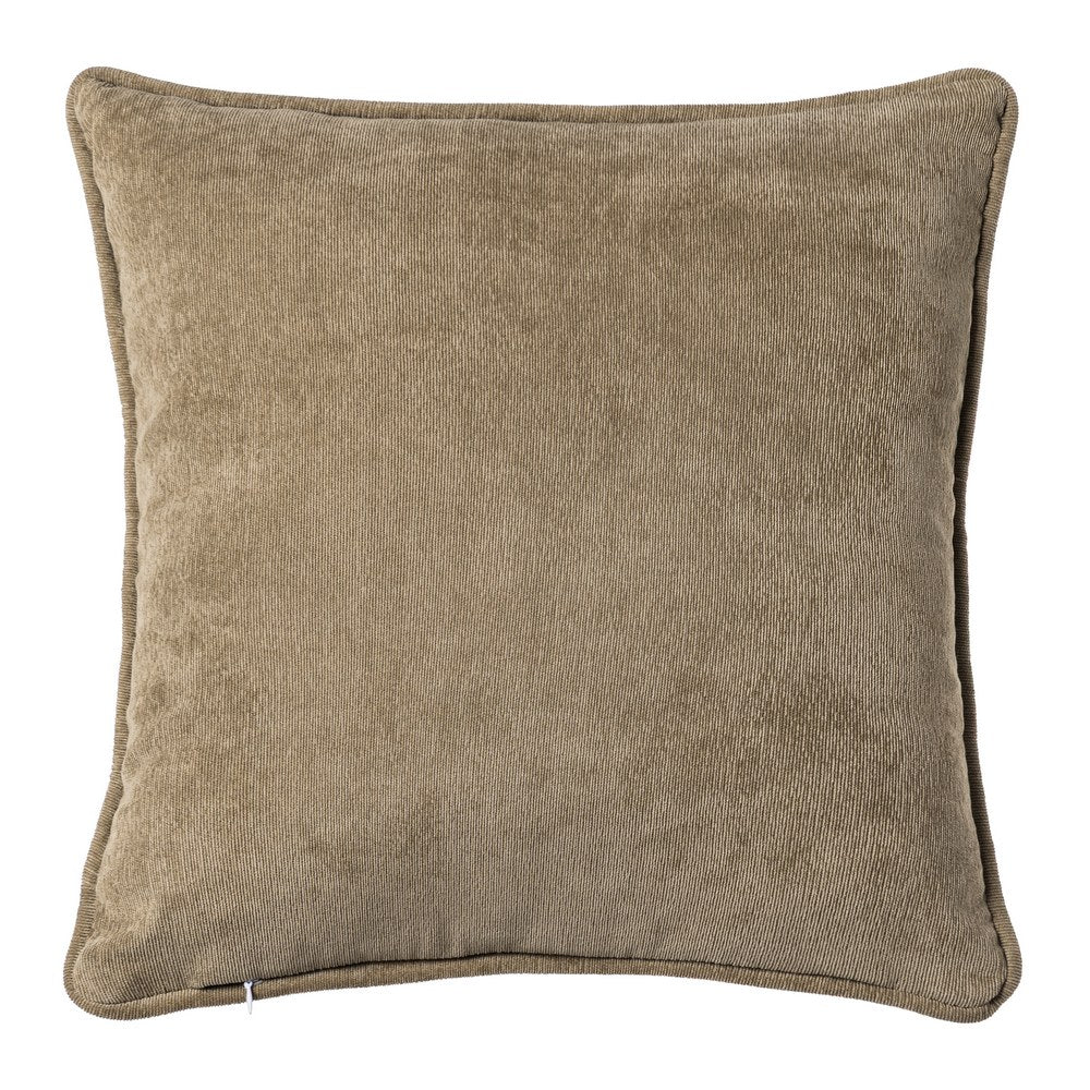 COJ�N TAUPE POLIESTER 43 X 43 CM
