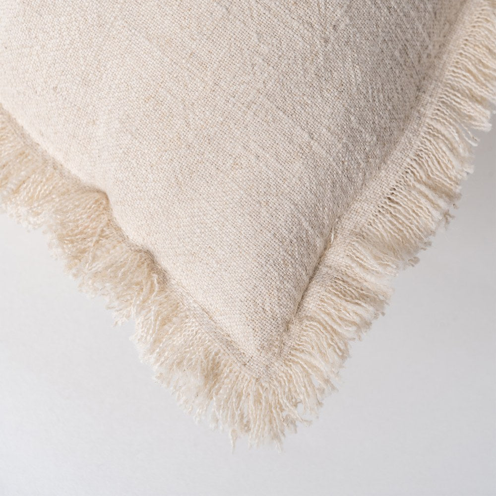 COJÍN BEIGE 70% ALGODÓN / 30% LINO 40 X 40 CM