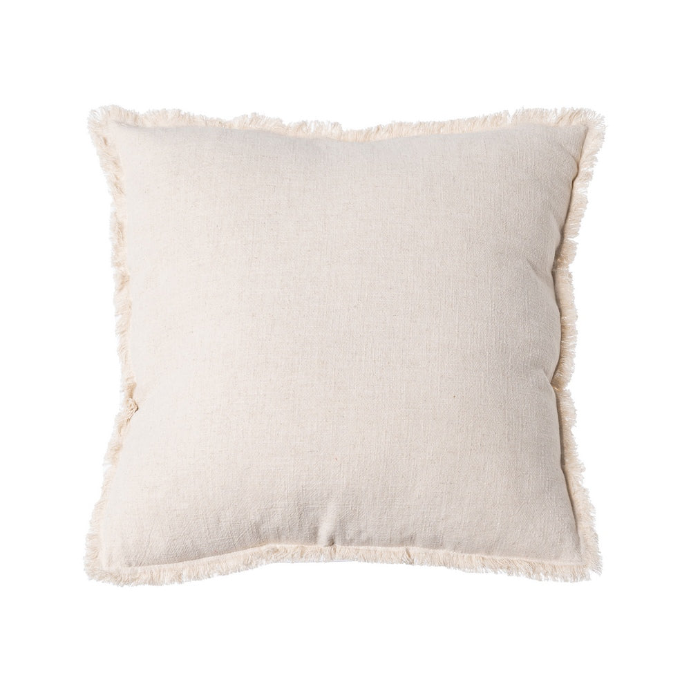 COJÍN BEIGE 70% ALGODÓN / 30% LINO 40 X 40 CM