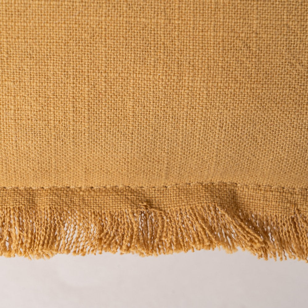 COJ�N MOSTAZA 70% ALGOD�N / 30% LINO 40 X 40 CM