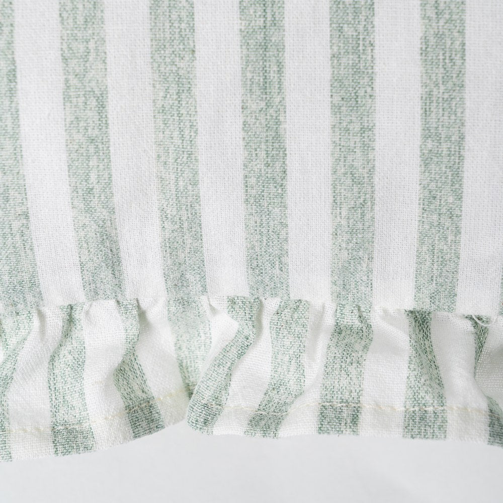COJÍN RAYAS GRIS ALGODÓN 50 X 30 CM