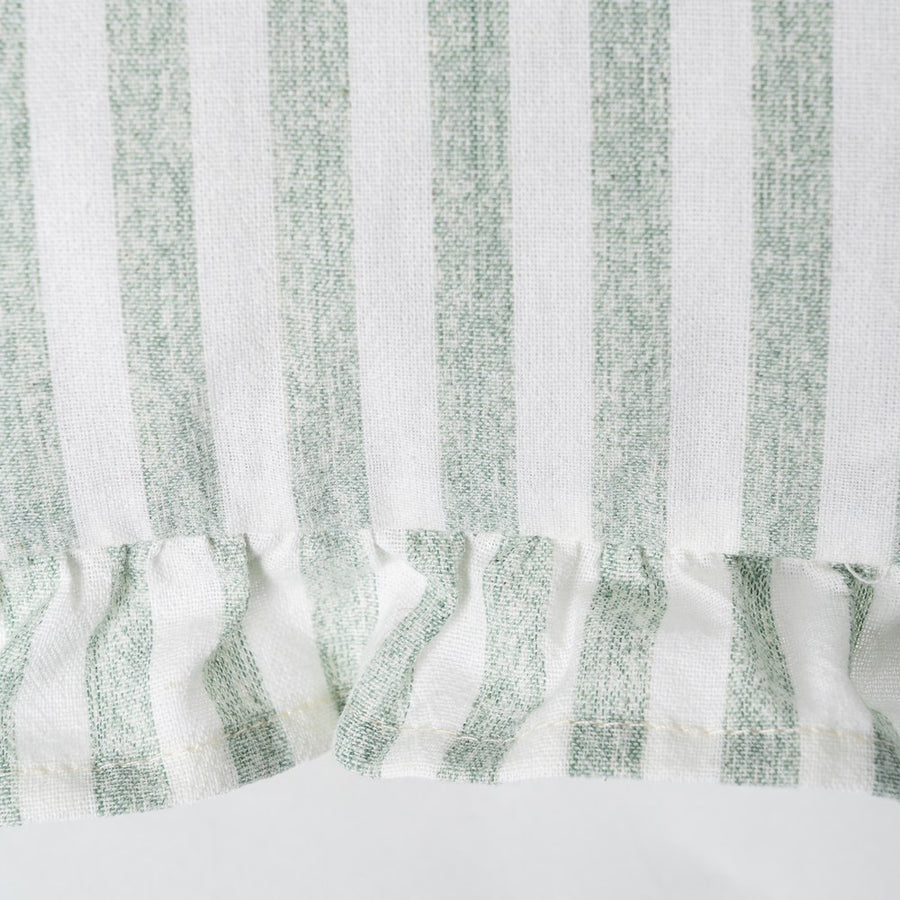 COJÍN RAYAS GRIS ALGODÓN 50 X 30 CM