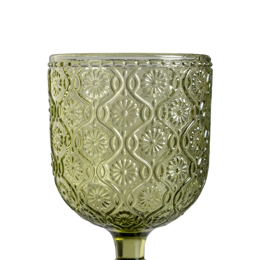 COPA VERDE CRISTAL DECORACIÓN 8,80 X 8,80 X 16,40 CM