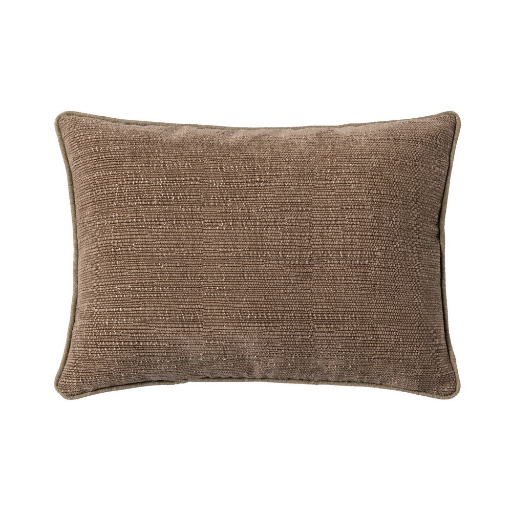COJÍN TAUPE POLIESTER 50 X 30 CM