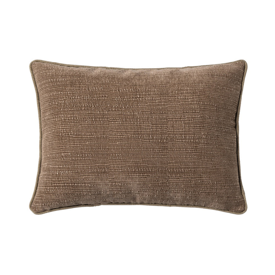 COJÍN TAUPE POLIESTER 50 X 30 CM