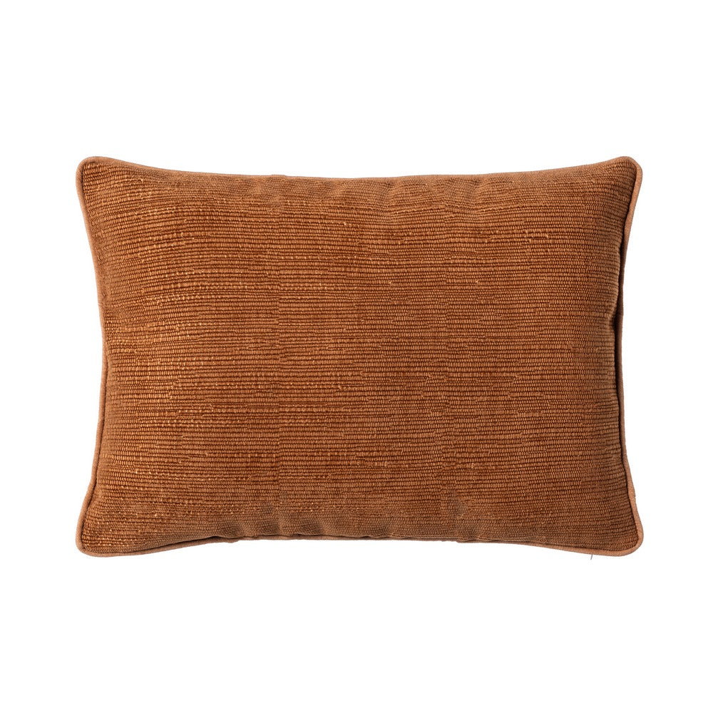 COJÍN OCRE POLIESTER 50 X 30 CM