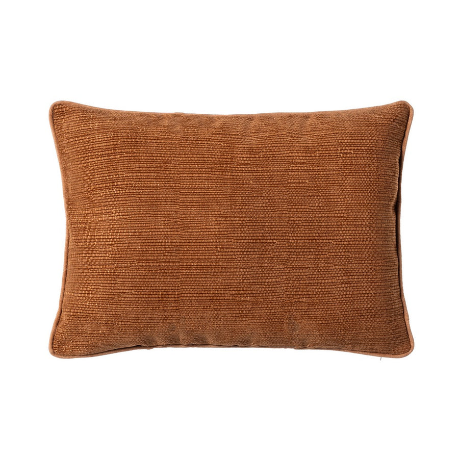 COJÍN OCRE POLIESTER 50 X 30 CM