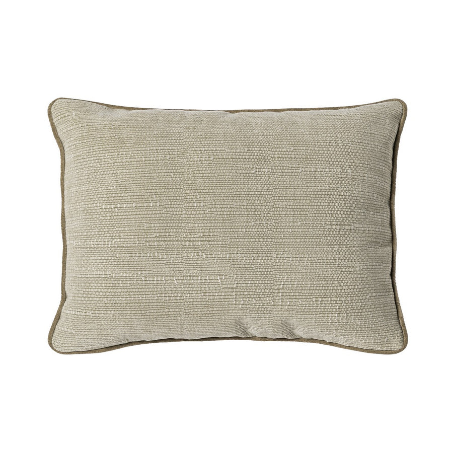 GREEN POLYESTER CUSHION 50 X 30 CM