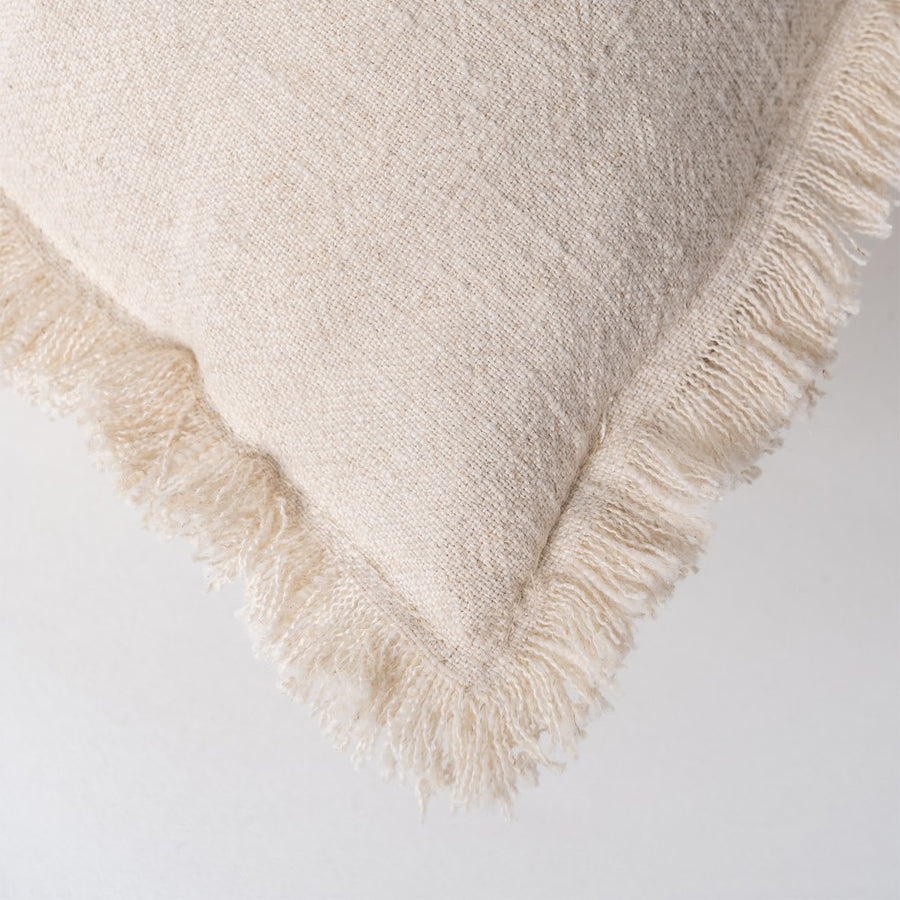 COJÍN BEIGE 70% ALGODÓN / 30% LINO 60 X 60 CM
